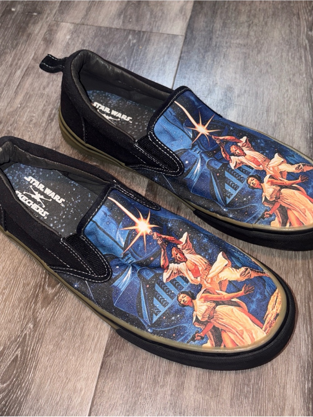 Skechers  A New Hope Star Wars Slip On Shoes Size 10 - Picture 2 of 5